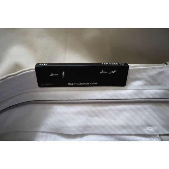 RLX Ralph Lauren Men's Sz 34 Beige Tailored Fit Performance Golf Shorts - Picture 11 of 14